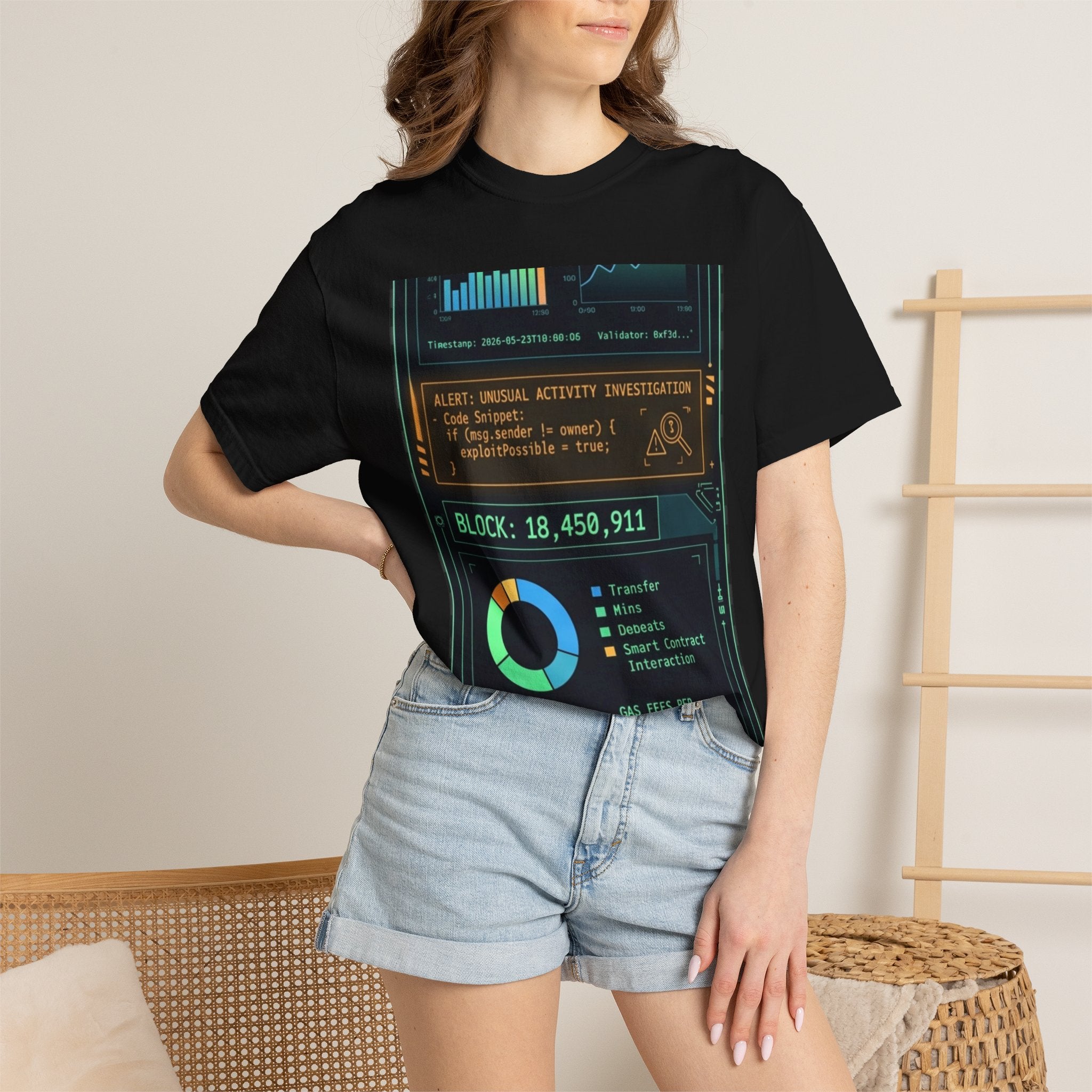 The Blockchain Report · V5 — Garment-Dyed Tee