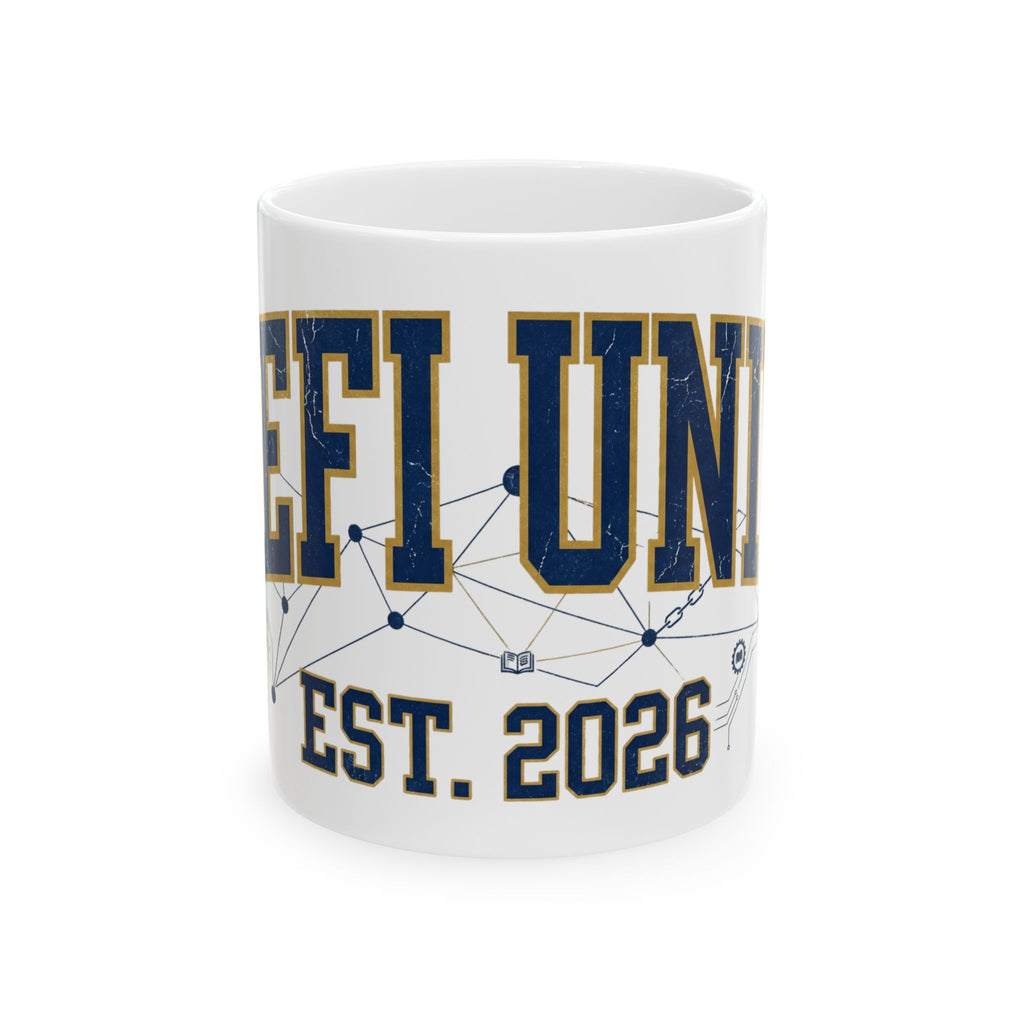 DeFi University · V3 — 11oz Ceramic Mug
