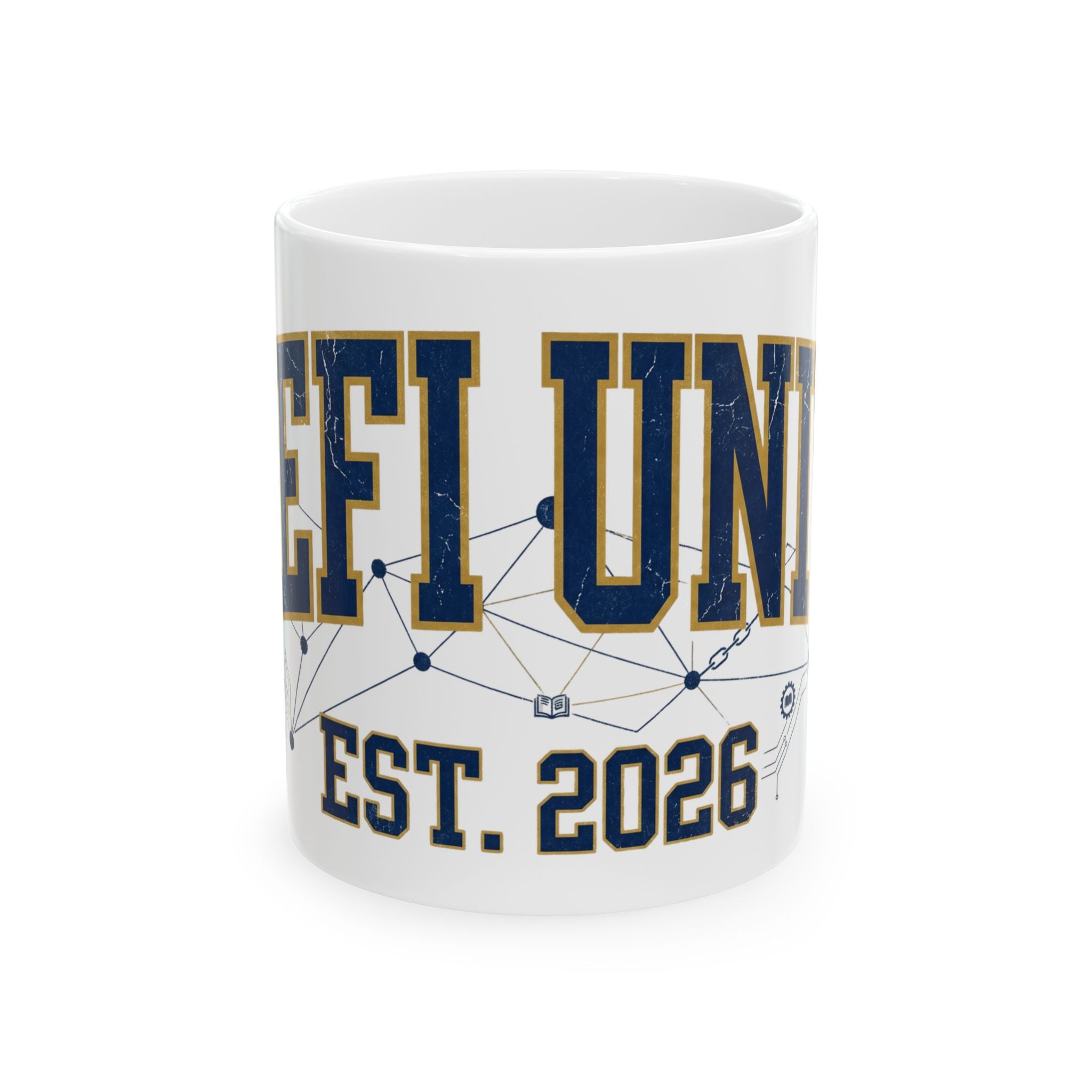 DeFi University · V3 — 11oz Ceramic Mug