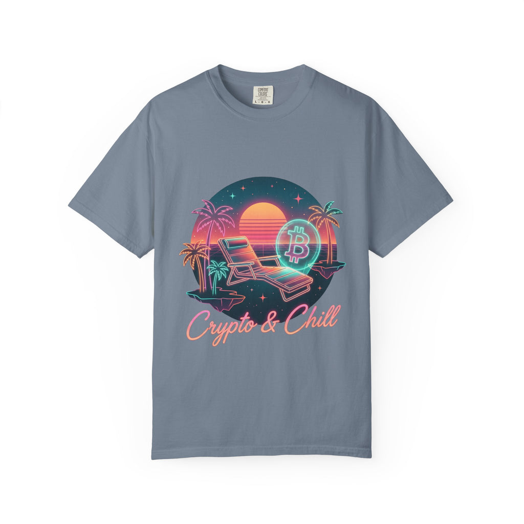 Crypto n Chill · V1 — Garment-Dyed Tee