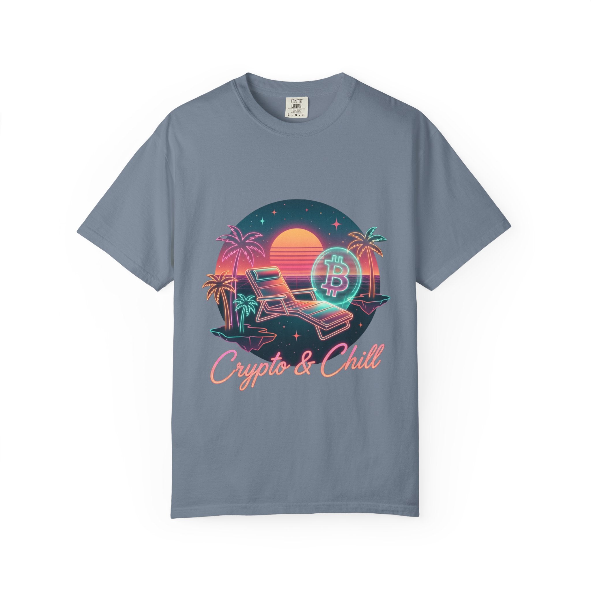 Crypto n Chill · V1 — Garment-Dyed Tee