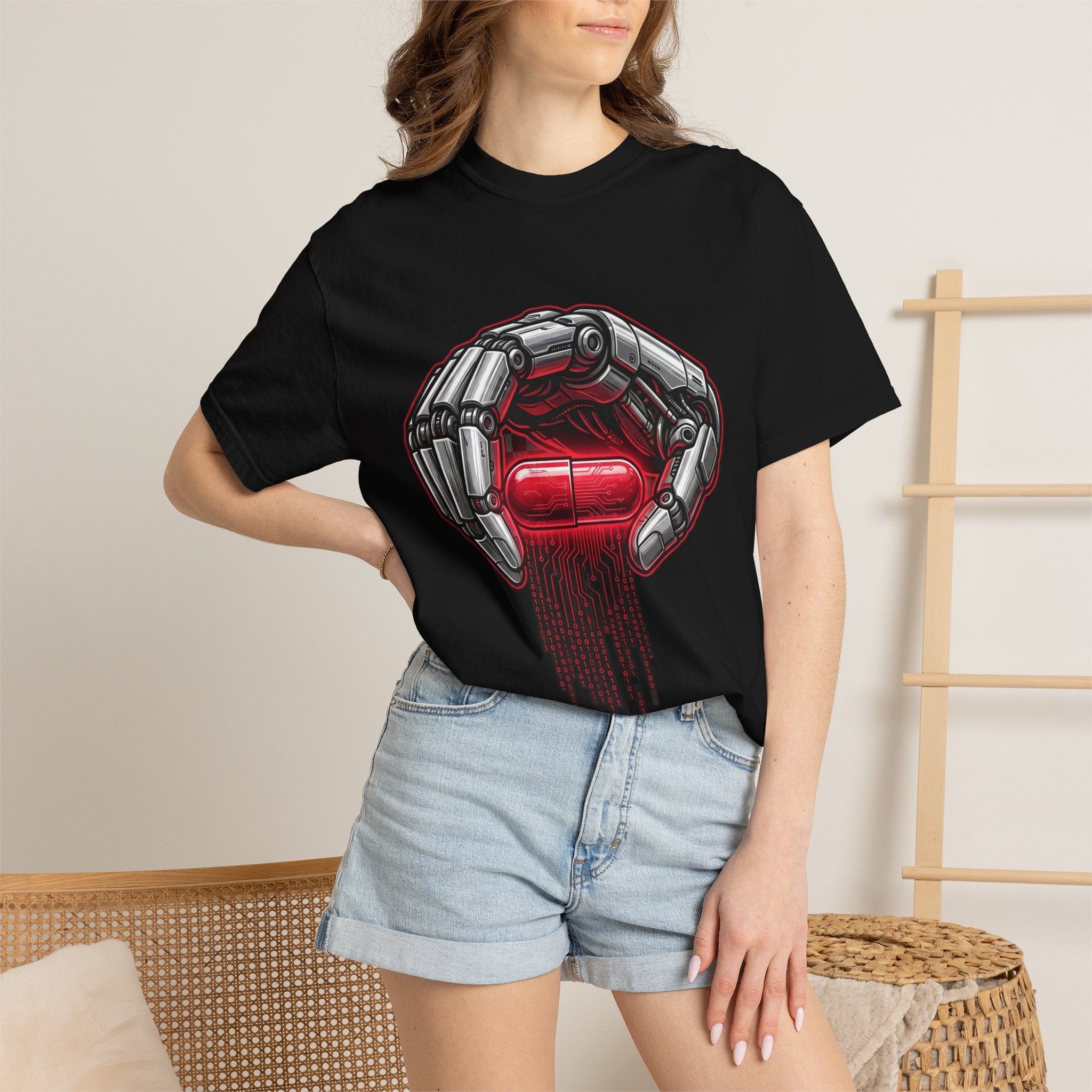 [PREVIEW] The Red Pill · V3 — Garment-Dyed Tee