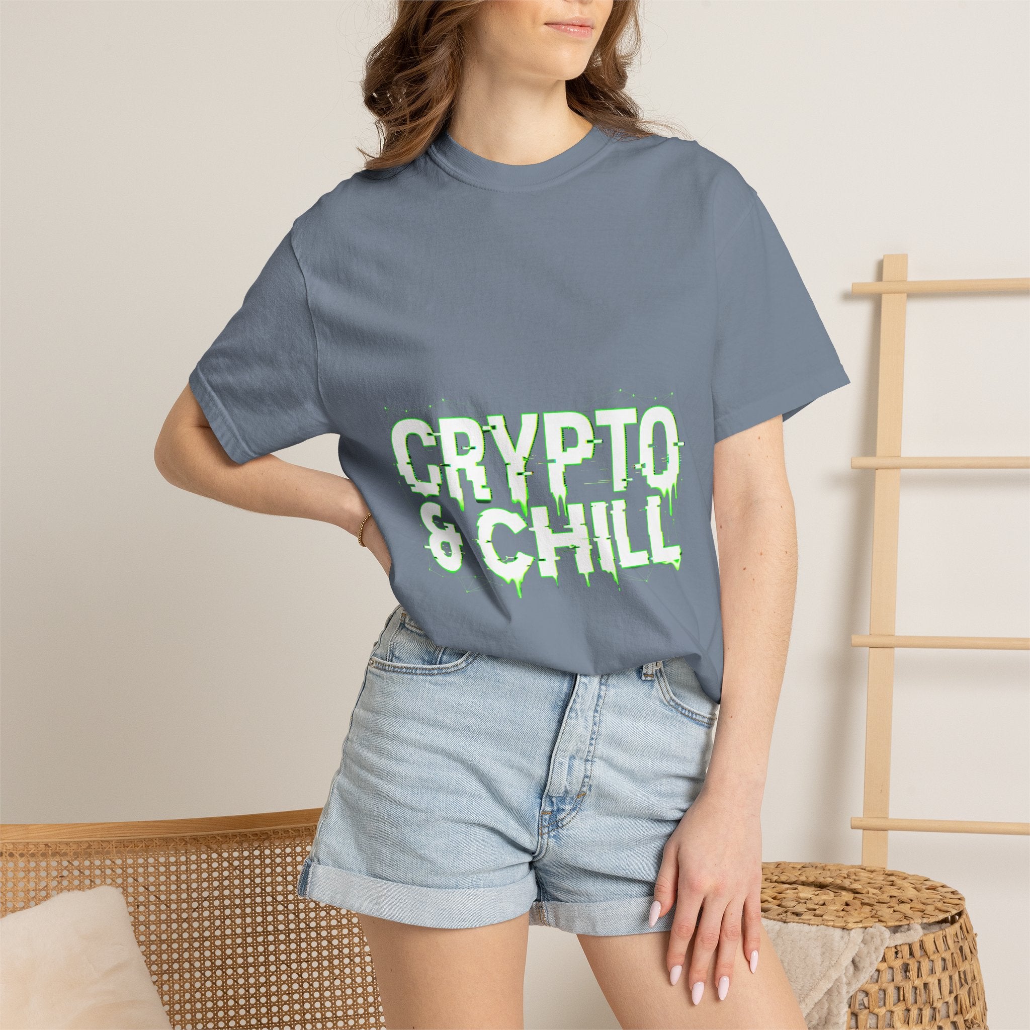 Crypto n Chill · V5 — Garment-Dyed Tee