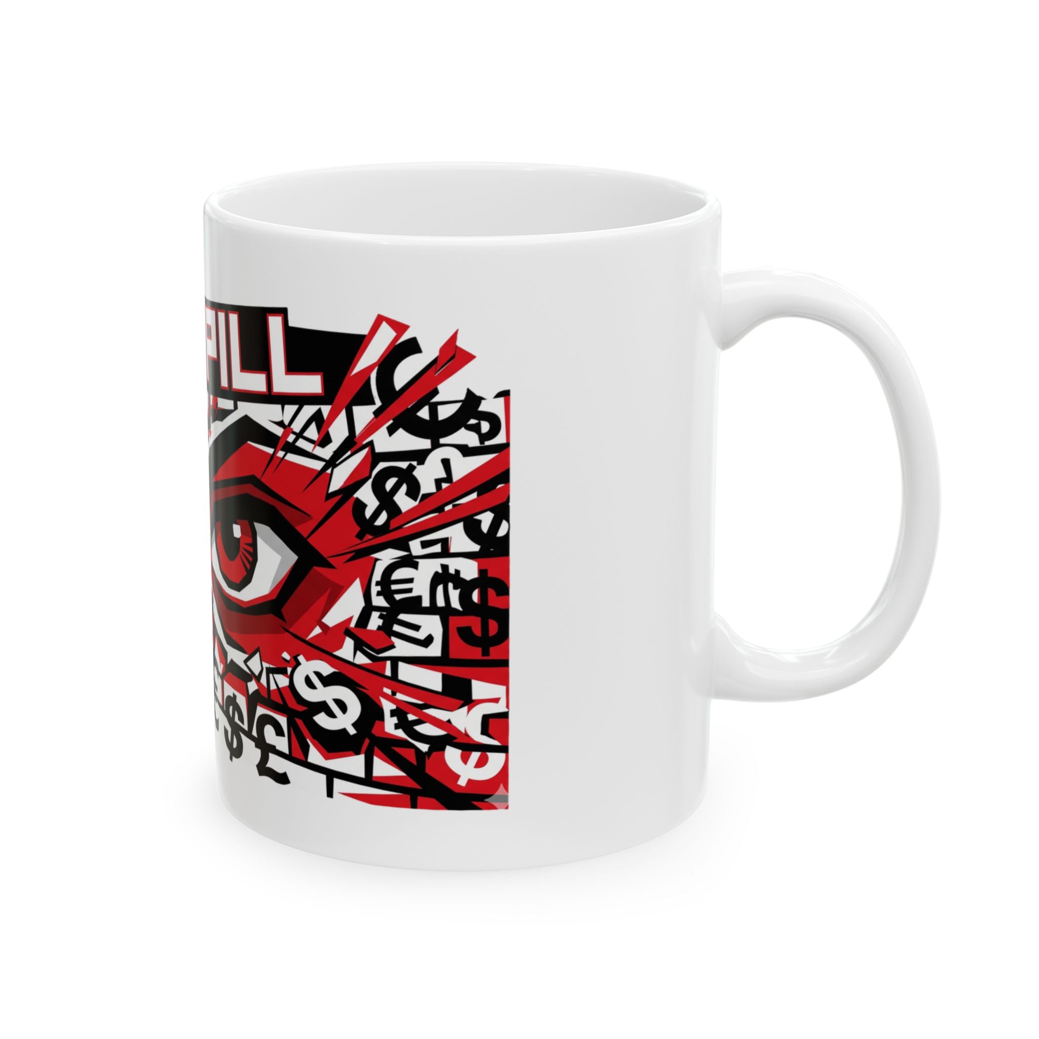 The Red Pill · V2 — 11oz Ceramic Mug