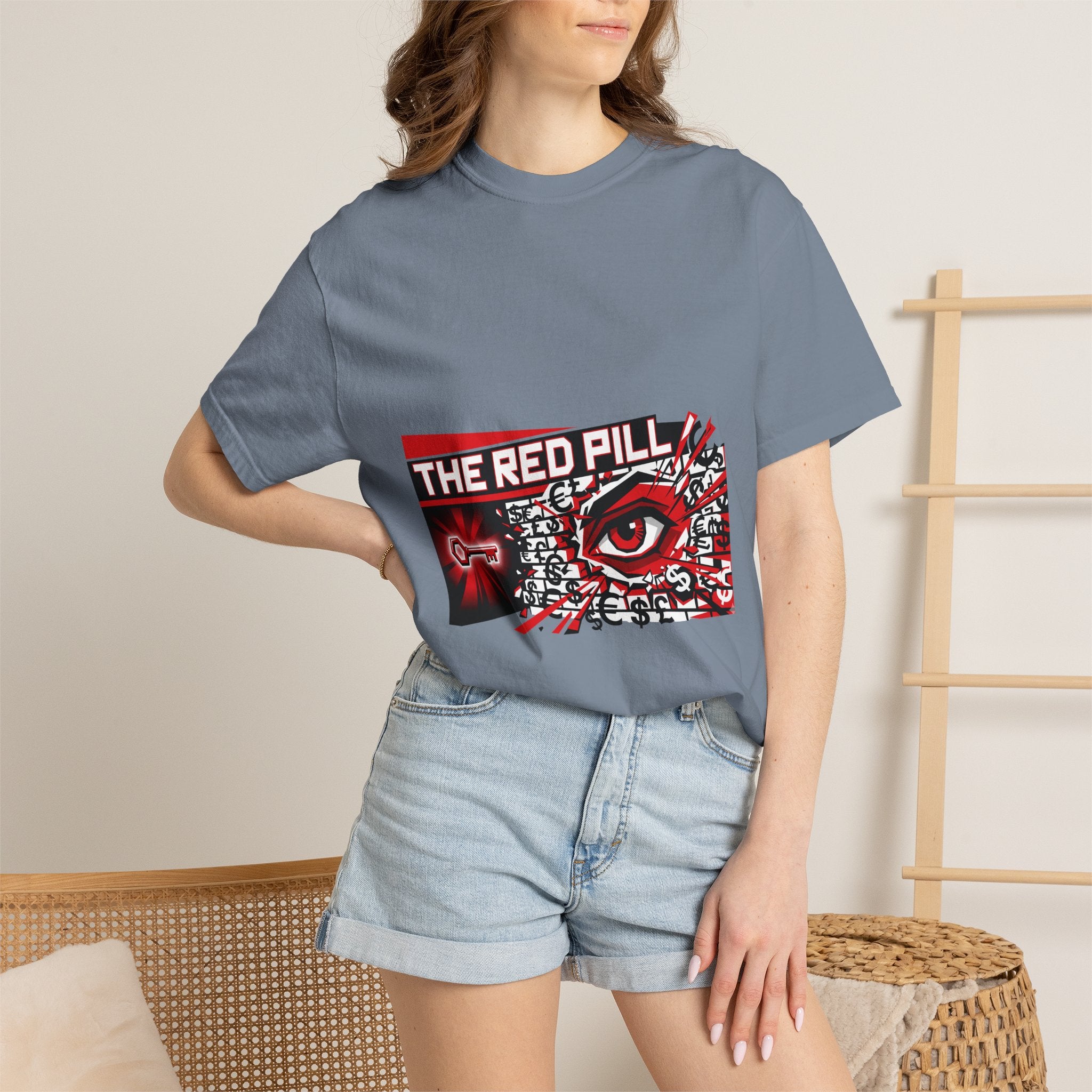 The Red Pill · V2 — Garment-Dyed Tee