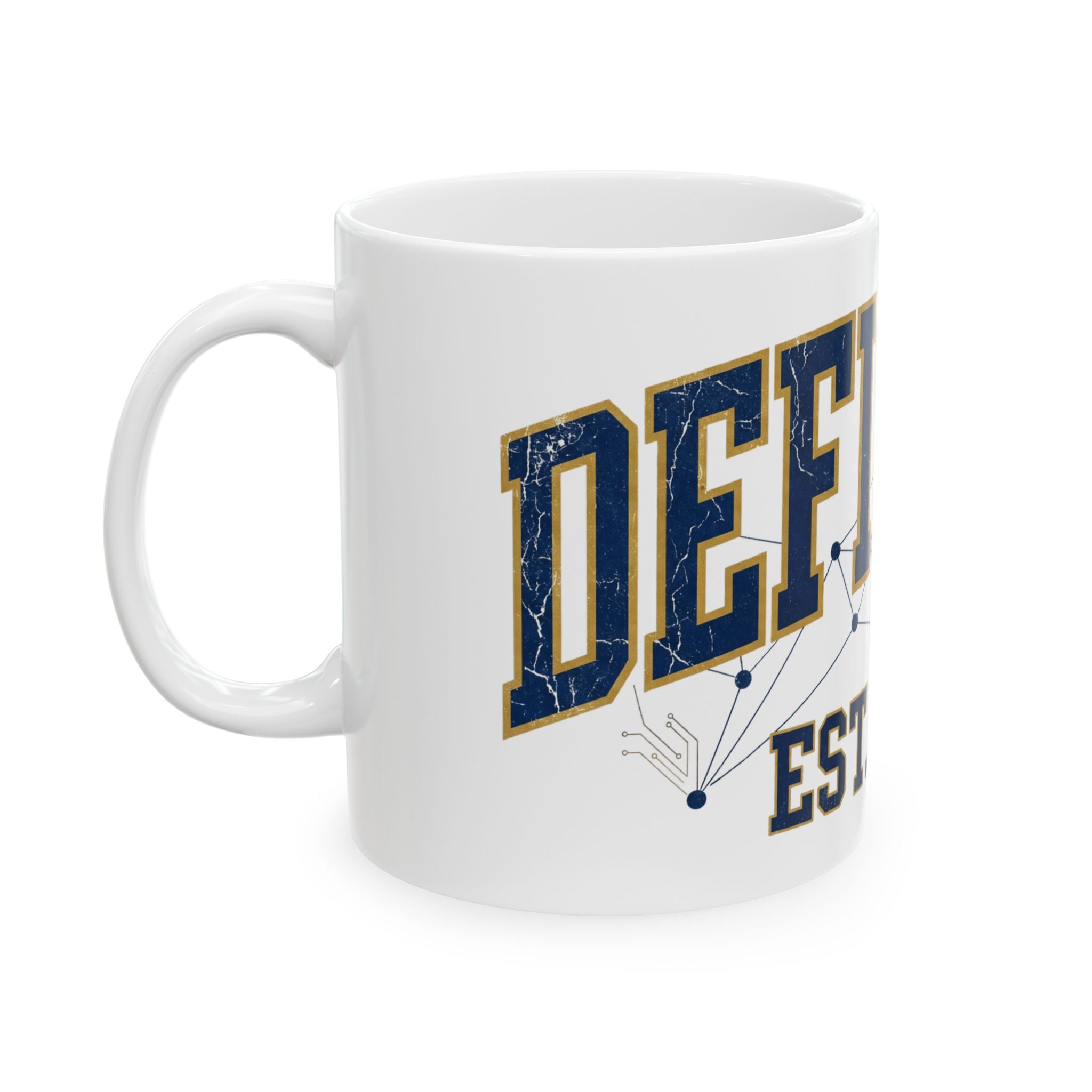 DeFi University · V3 — 11oz Ceramic Mug