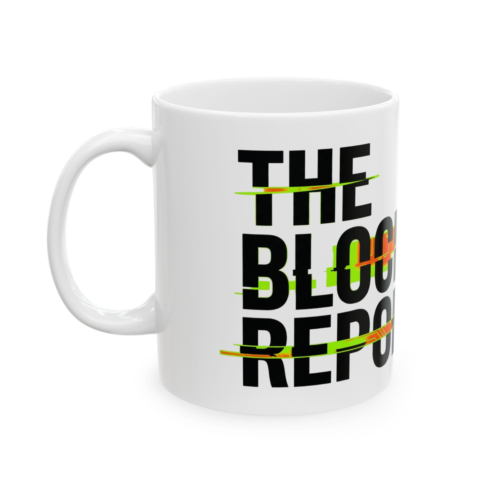 The Blockchain Report · V2 — 11oz Ceramic Mug