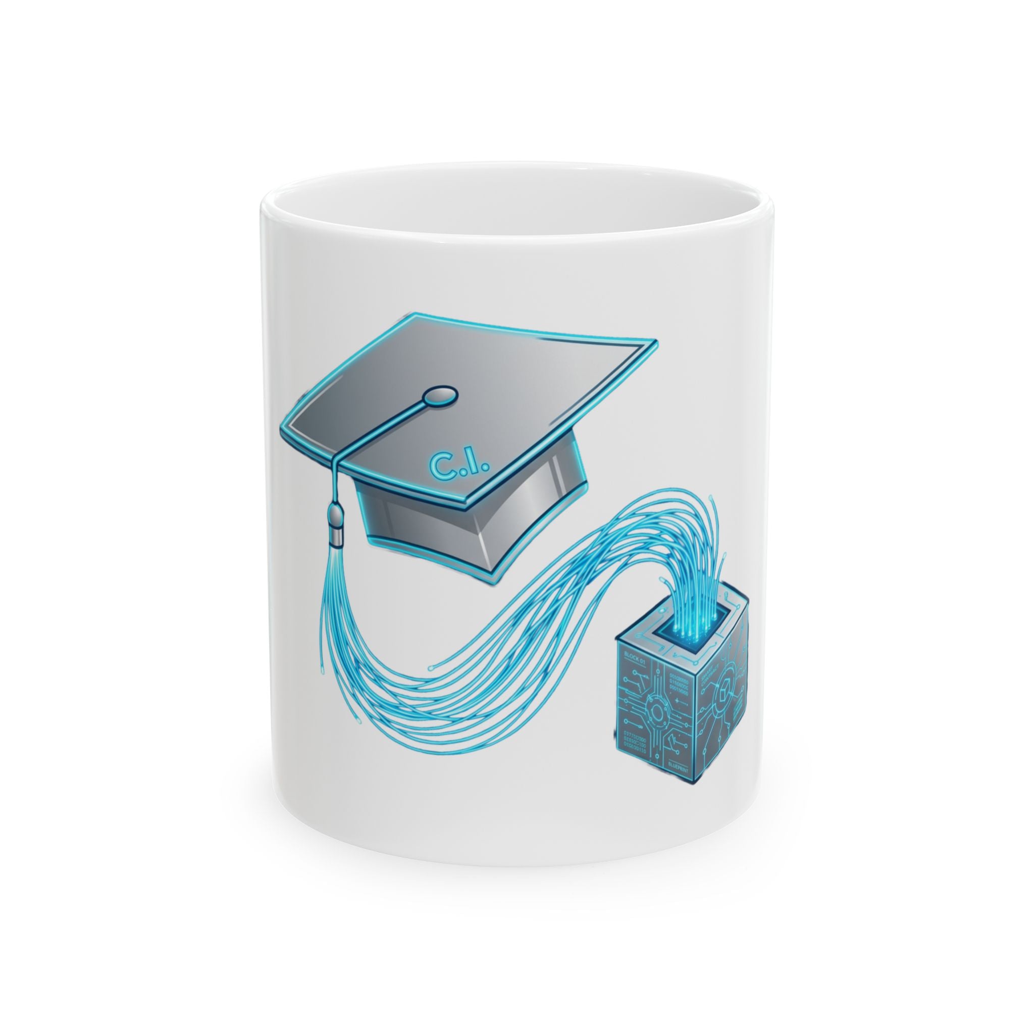DeFi University · V4 — 11oz Ceramic Mug