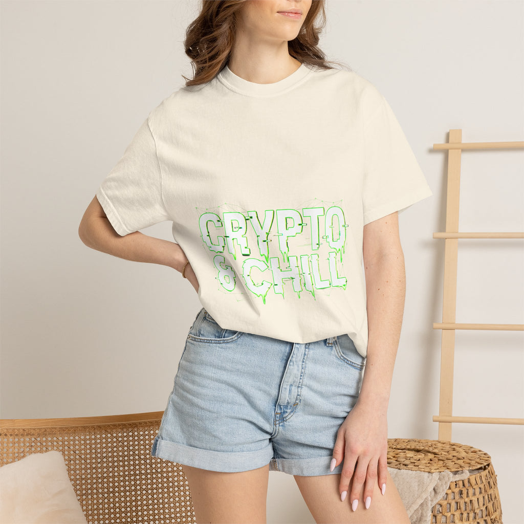 Crypto n Chill · V5 — Garment-Dyed Tee