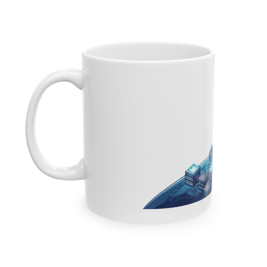 The Blockchain Report · V1 — 11oz Ceramic Mug