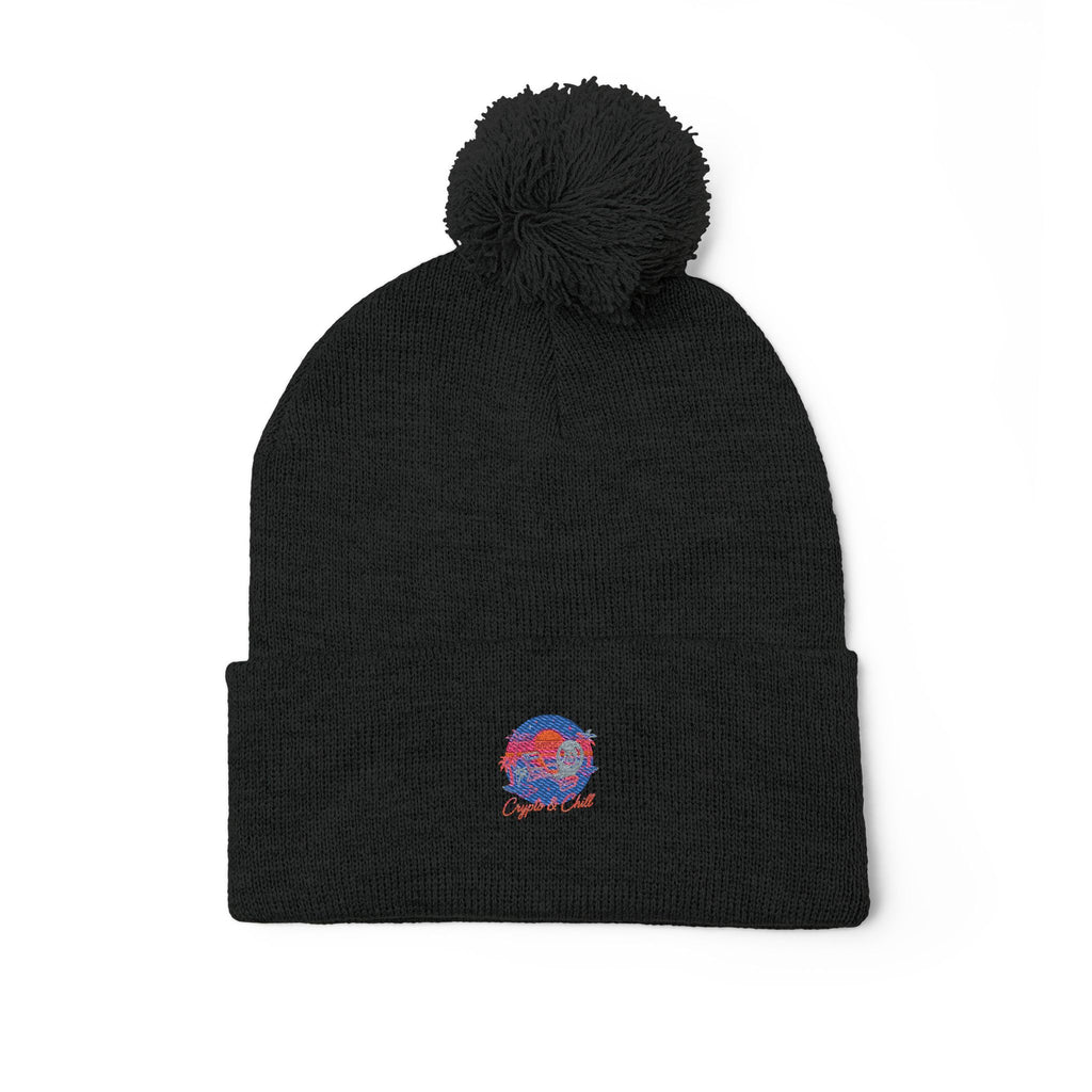 Crypto n Chill · V1 — Pom-Pom Beanie
