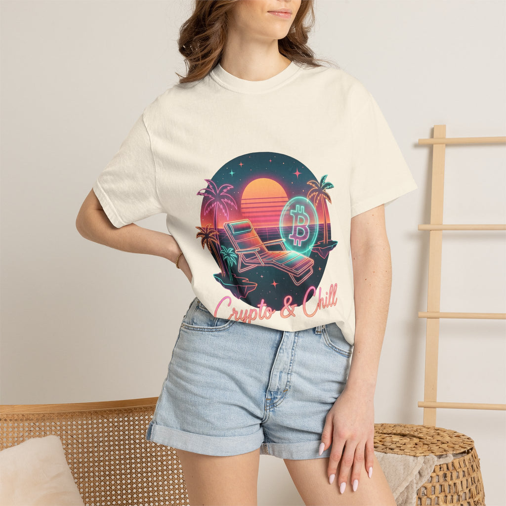 Crypto n Chill · V1 — Garment-Dyed Tee