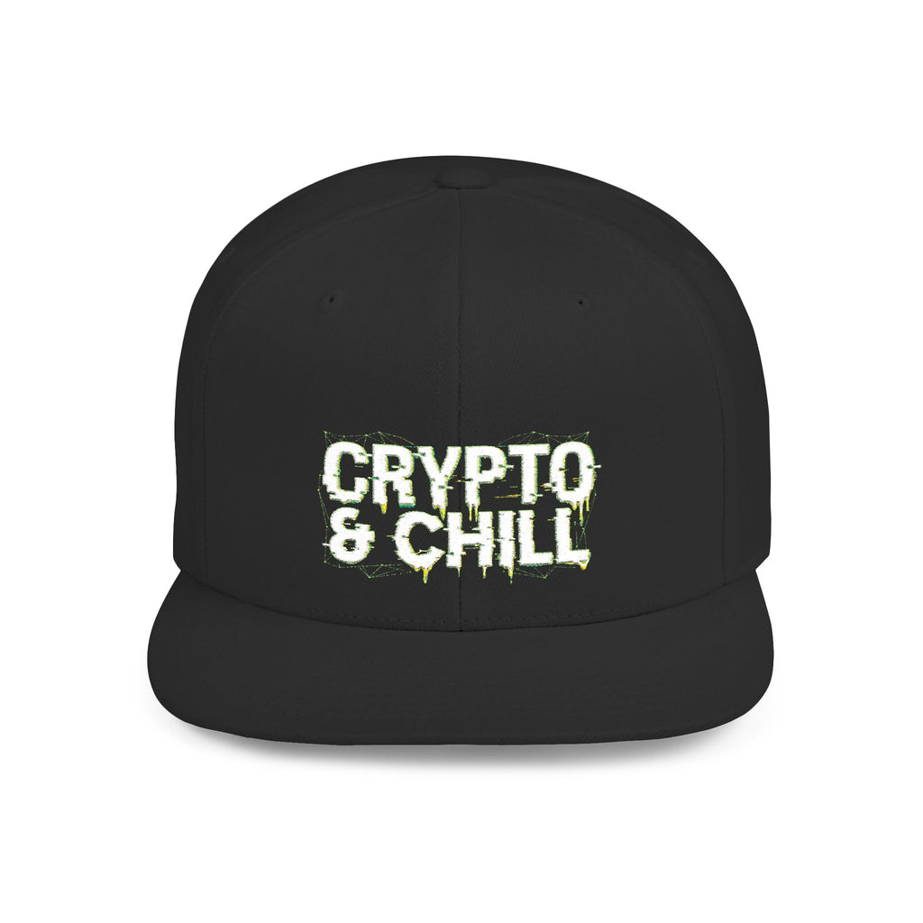 Crypto n Chill · V5 — Flat Bill Snapback