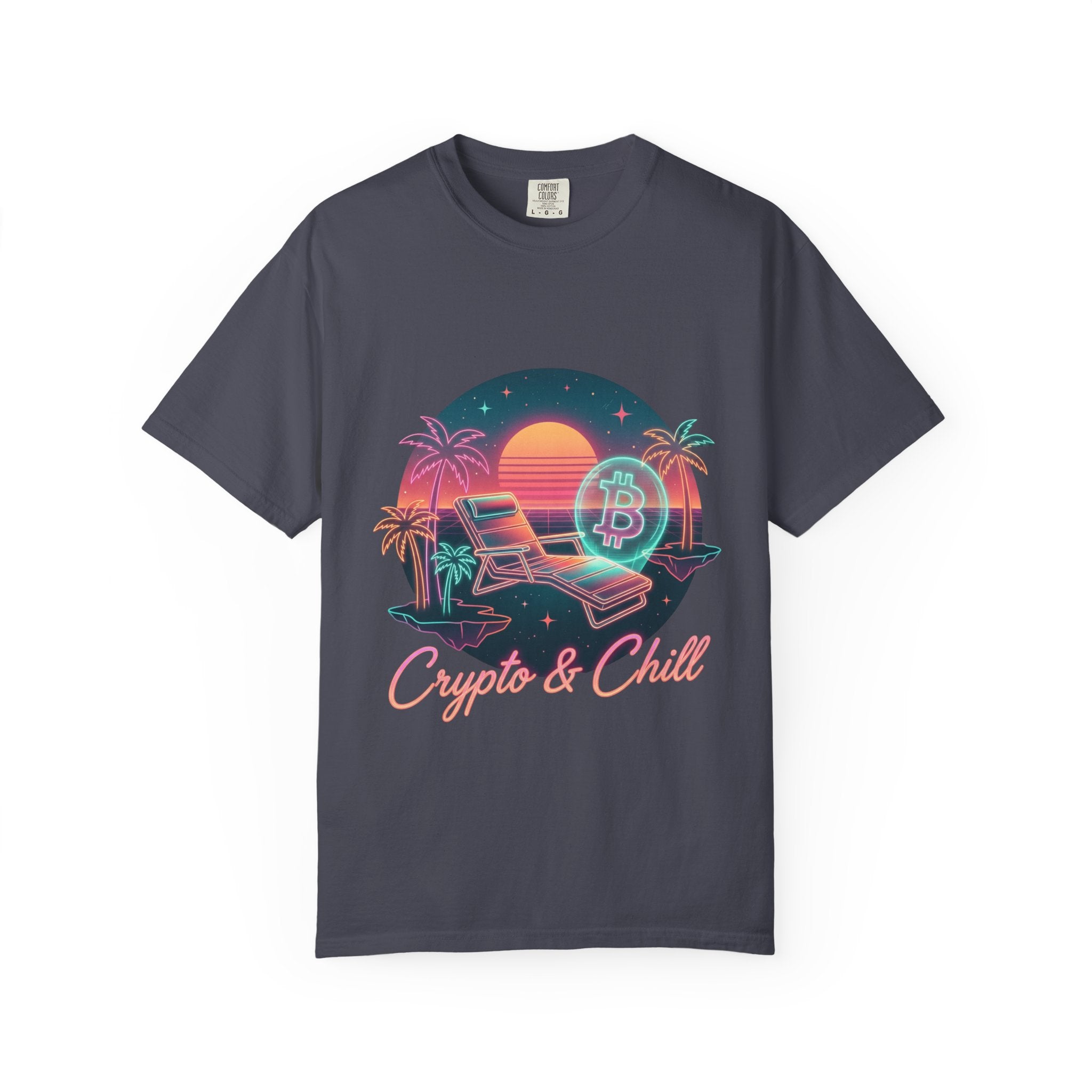 Crypto n Chill · V1 — Garment-Dyed Tee