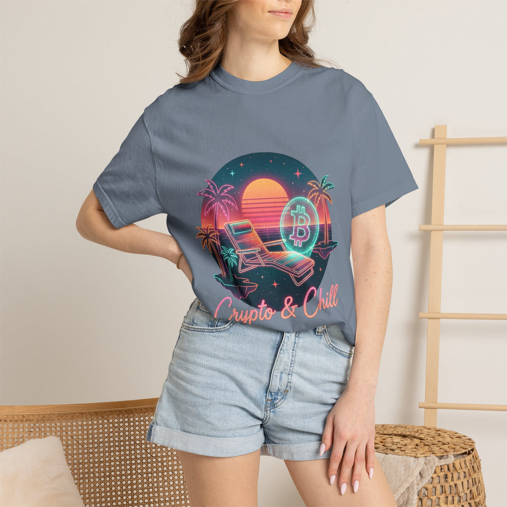 Crypto n Chill · V1 — Garment-Dyed Tee
