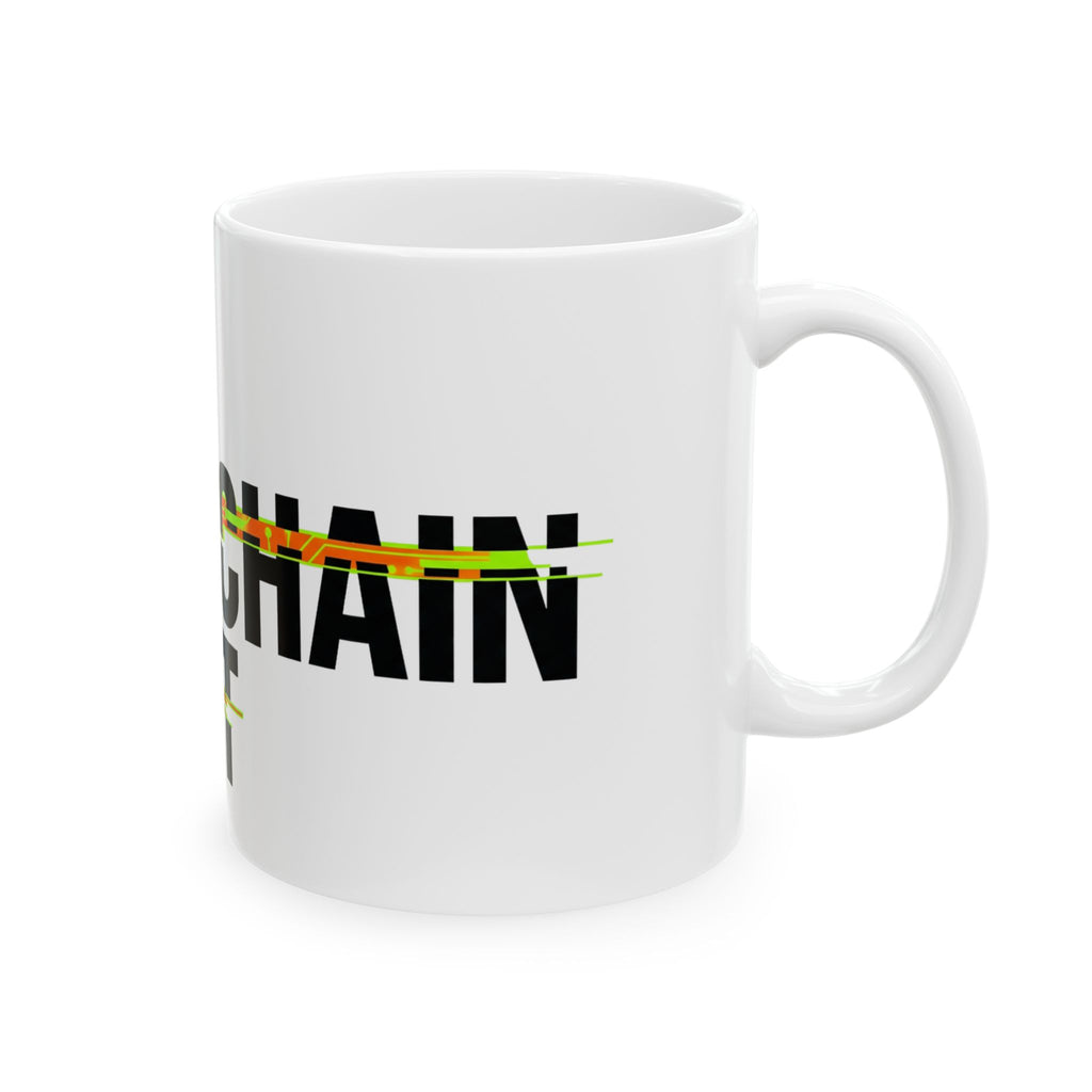 The Blockchain Report · V2 — 11oz Ceramic Mug