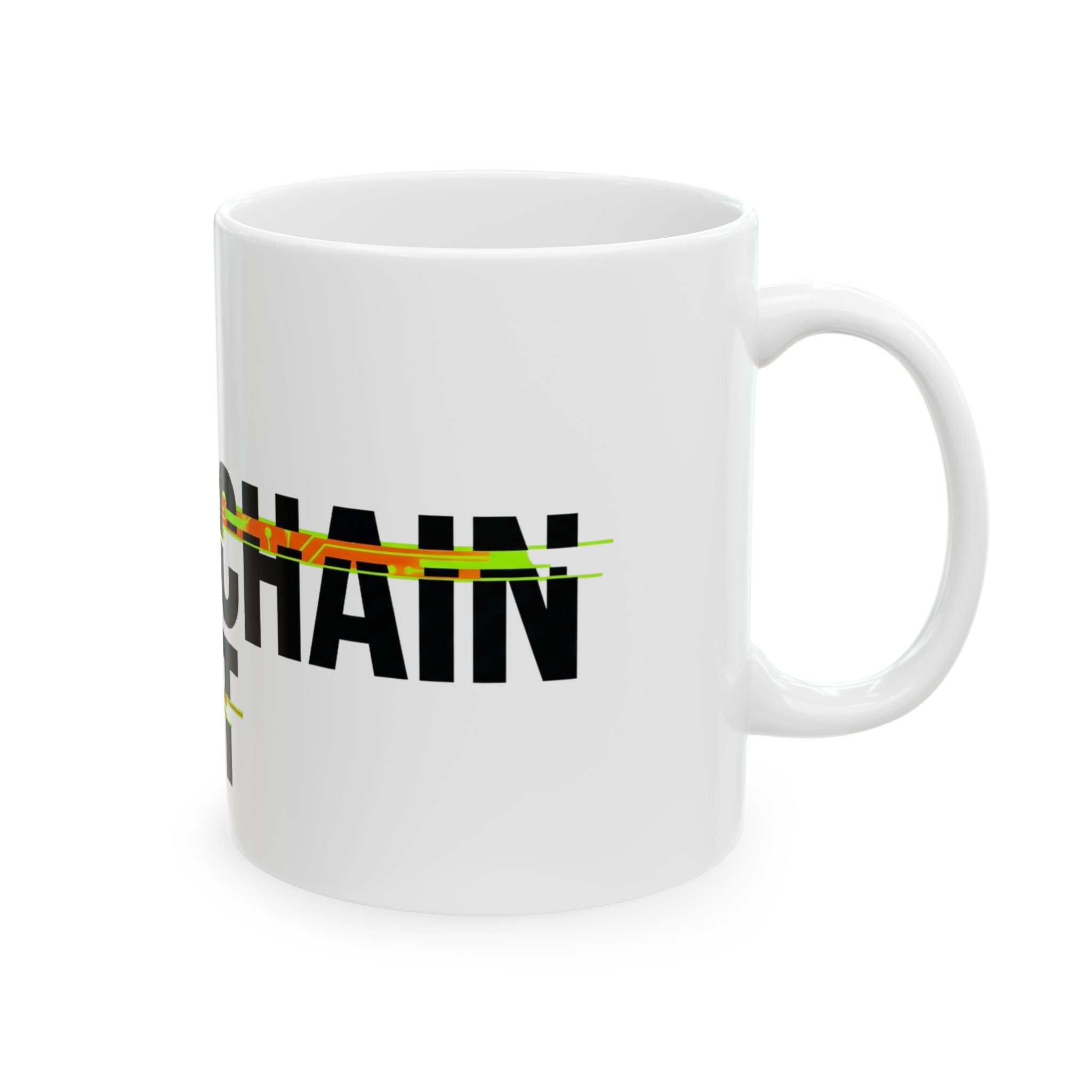 The Blockchain Report · V2 — 11oz Ceramic Mug