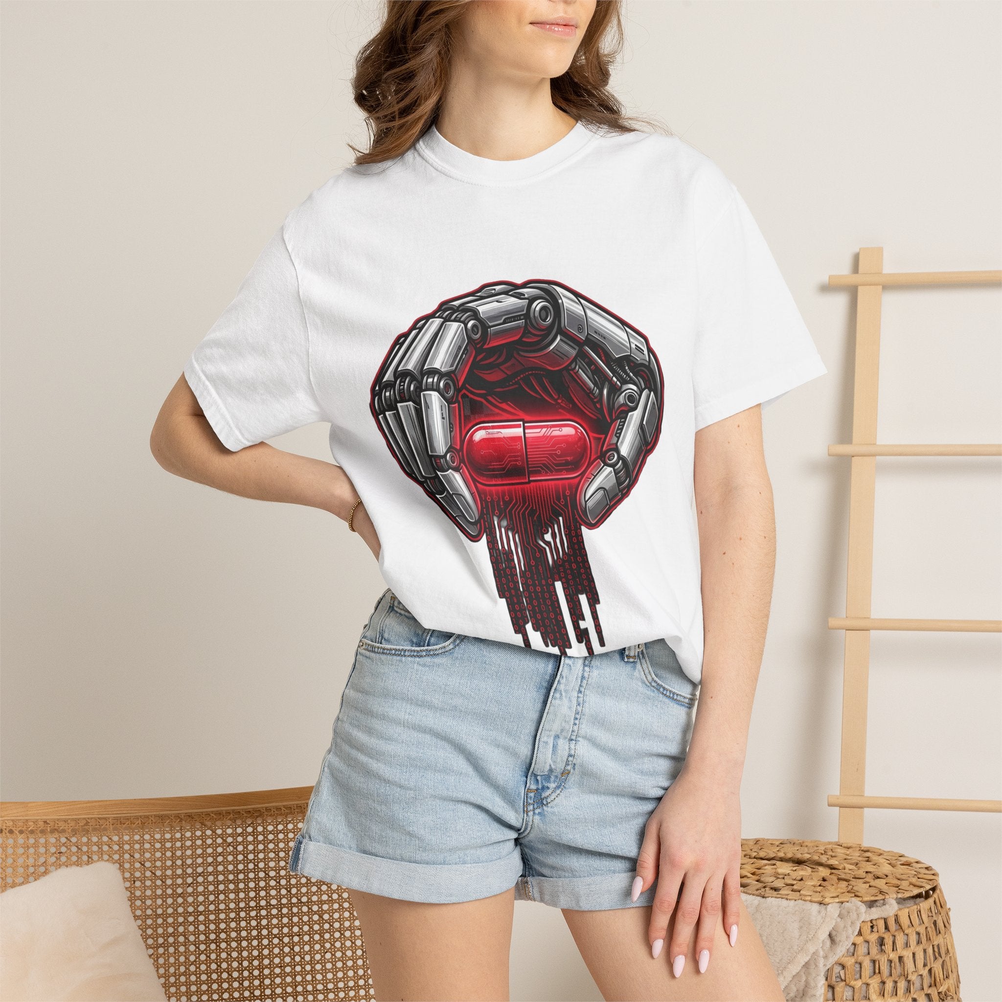 [PREVIEW] The Red Pill · V3 — Garment-Dyed Tee