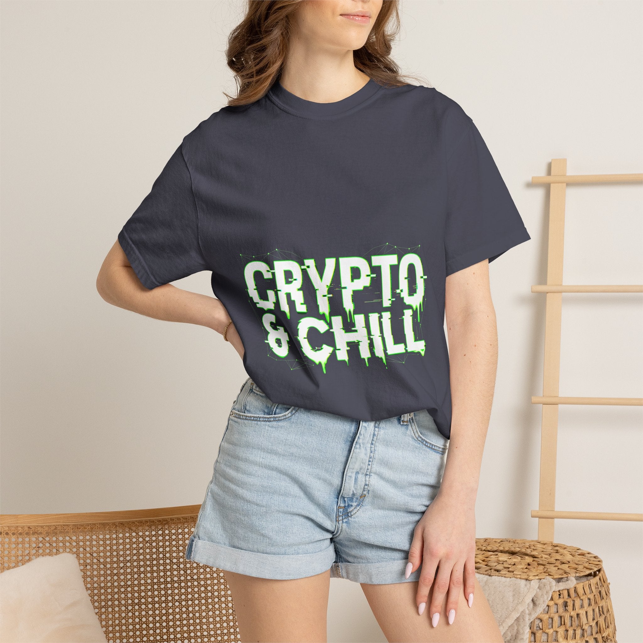 Crypto n Chill · V5 — Garment-Dyed Tee