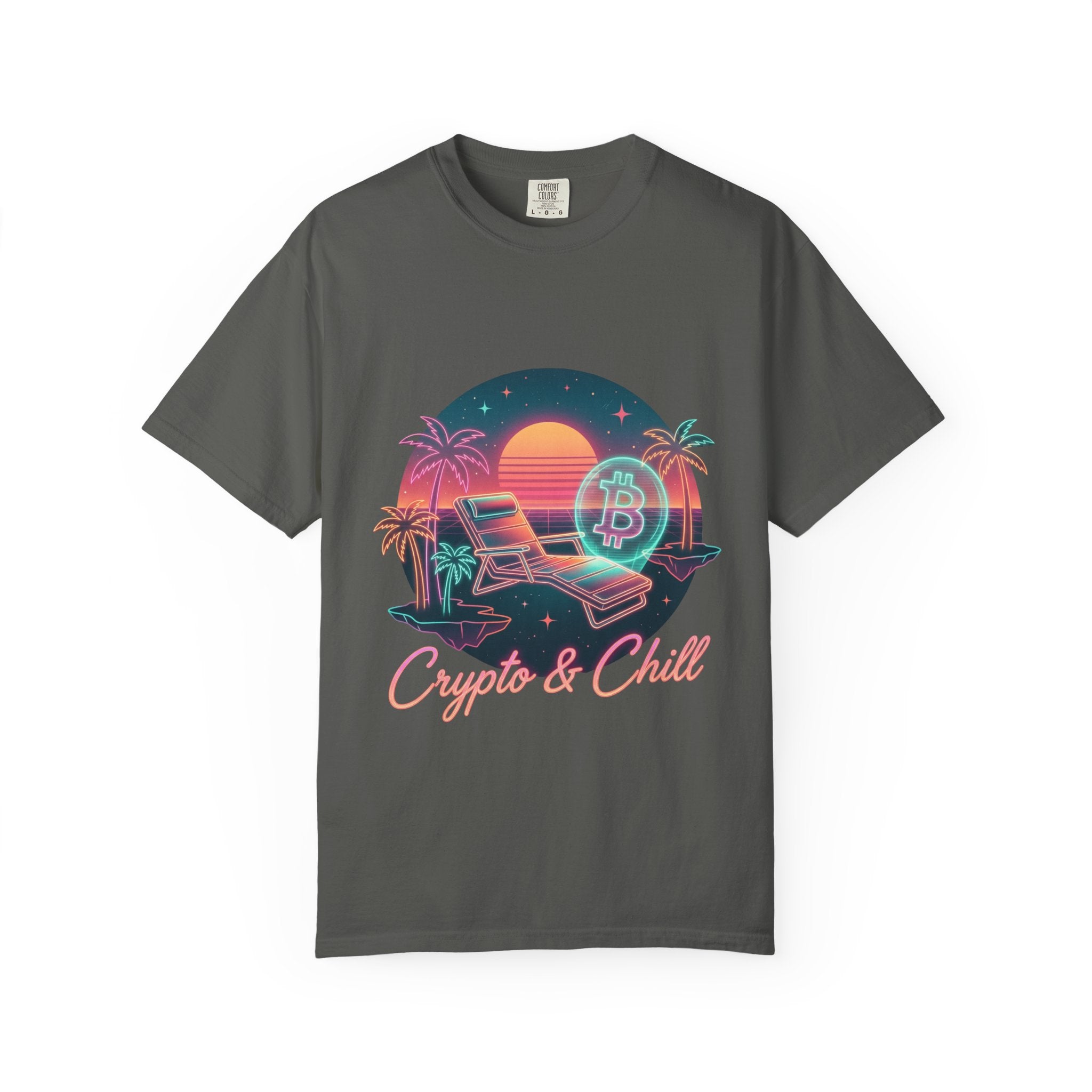 Crypto n Chill · V1 — Garment-Dyed Tee