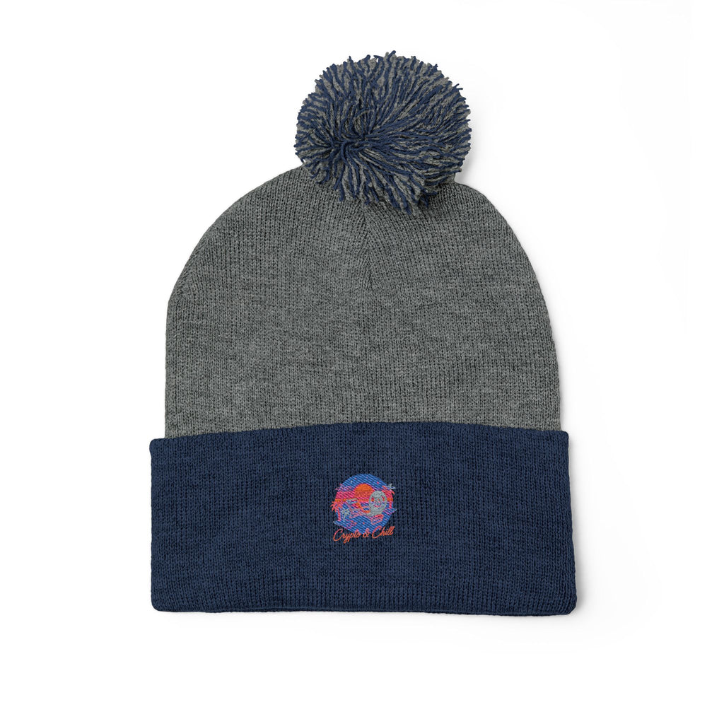 Crypto n Chill · V1 — Pom-Pom Beanie