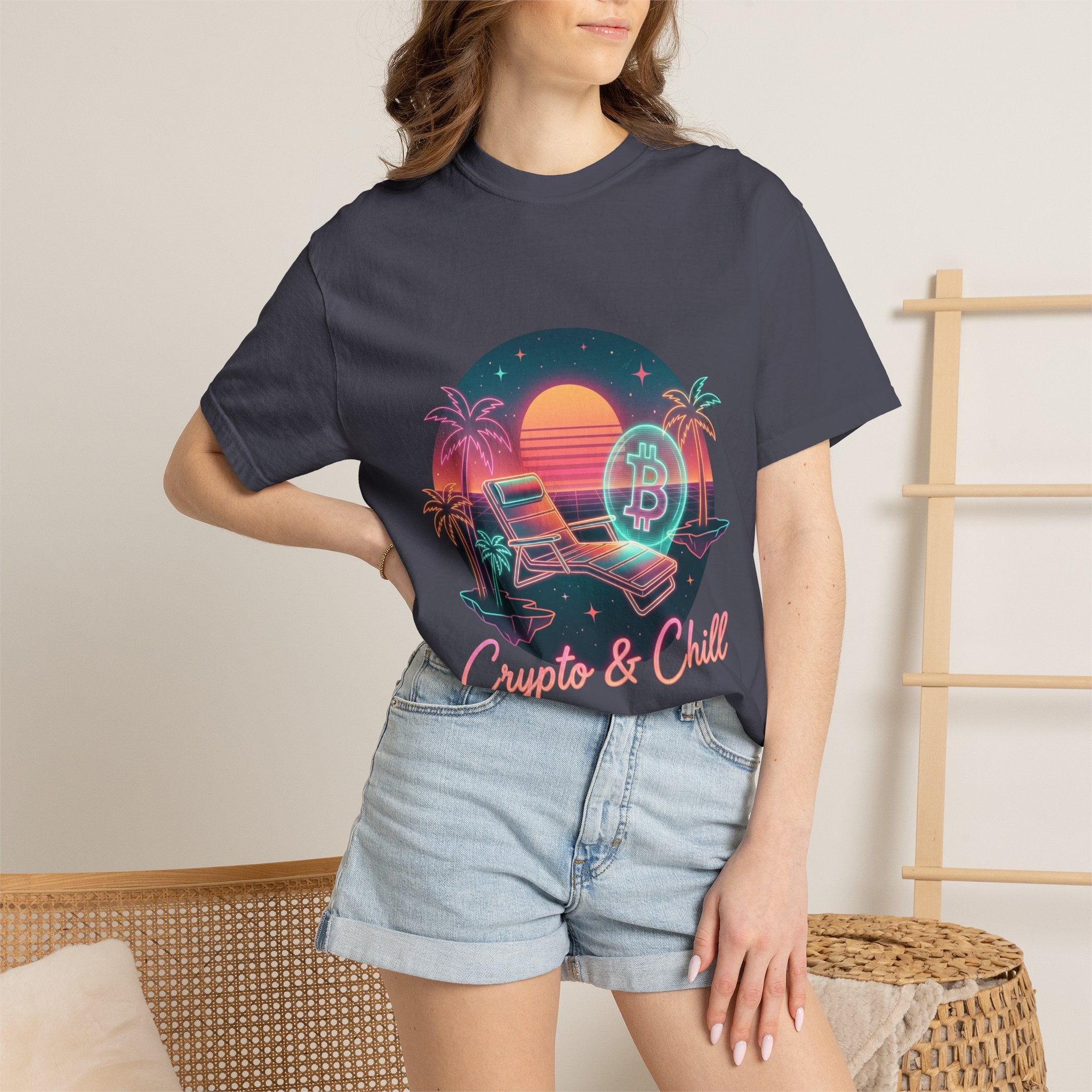 Crypto n Chill · V1 — Garment-Dyed Tee
