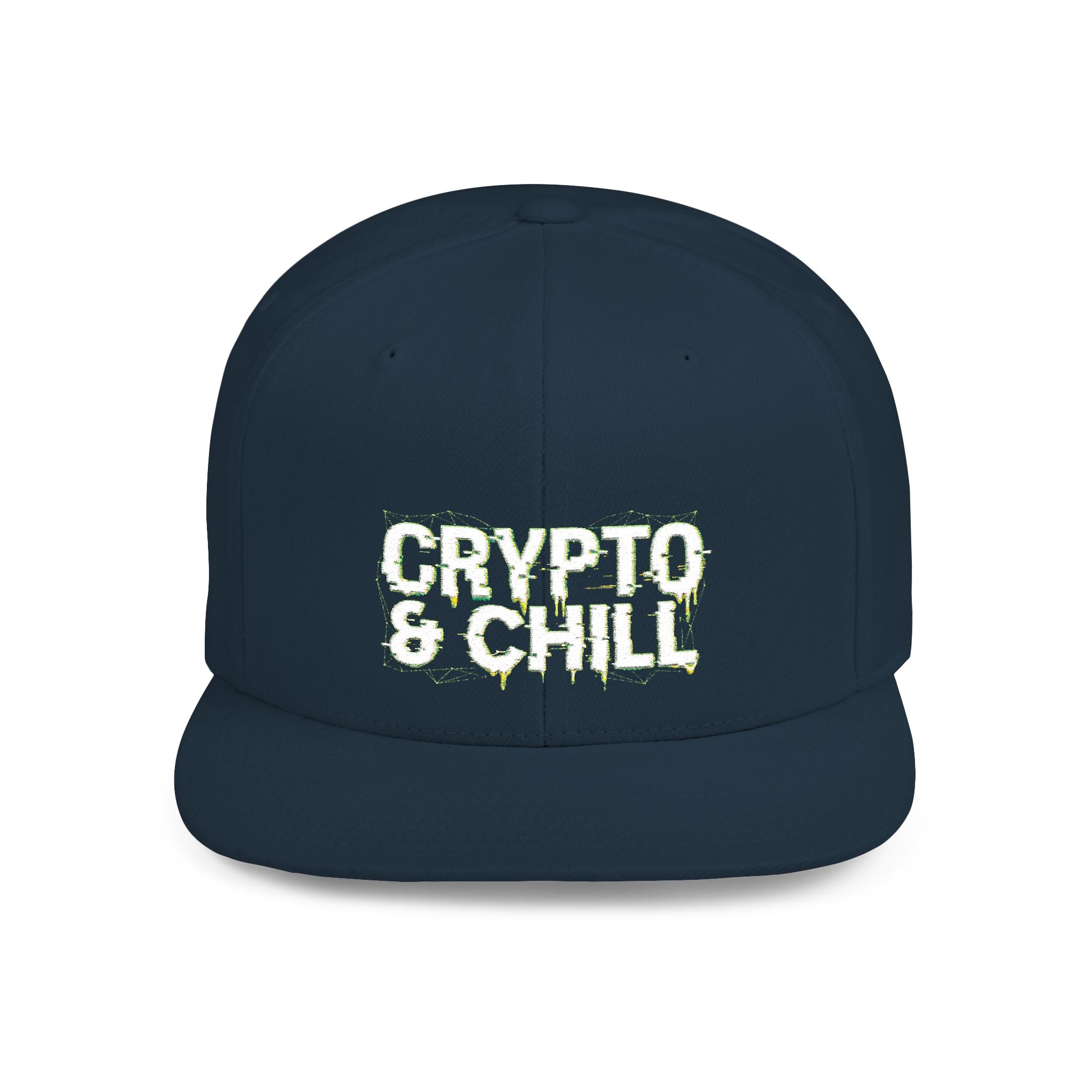 Crypto n Chill · V5 — Flat Bill Snapback