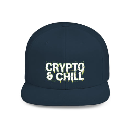 Crypto n Chill · V5 — Flat Bill Snapback