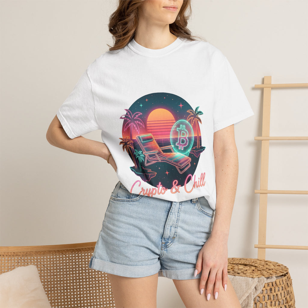 Crypto n Chill · V1 — Garment-Dyed Tee