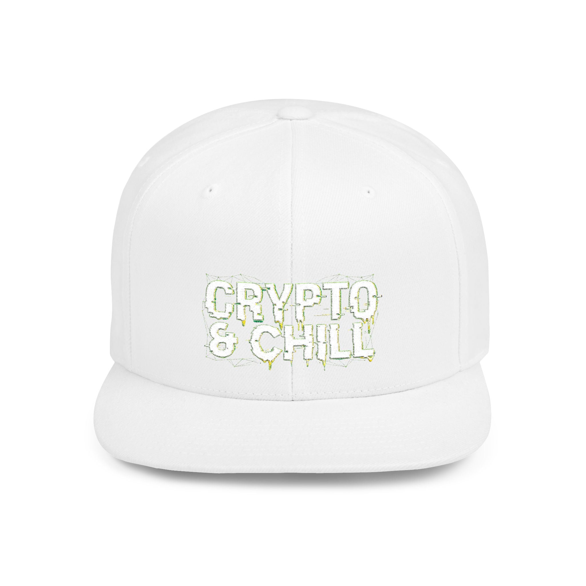 Crypto n Chill · V5 — Flat Bill Snapback