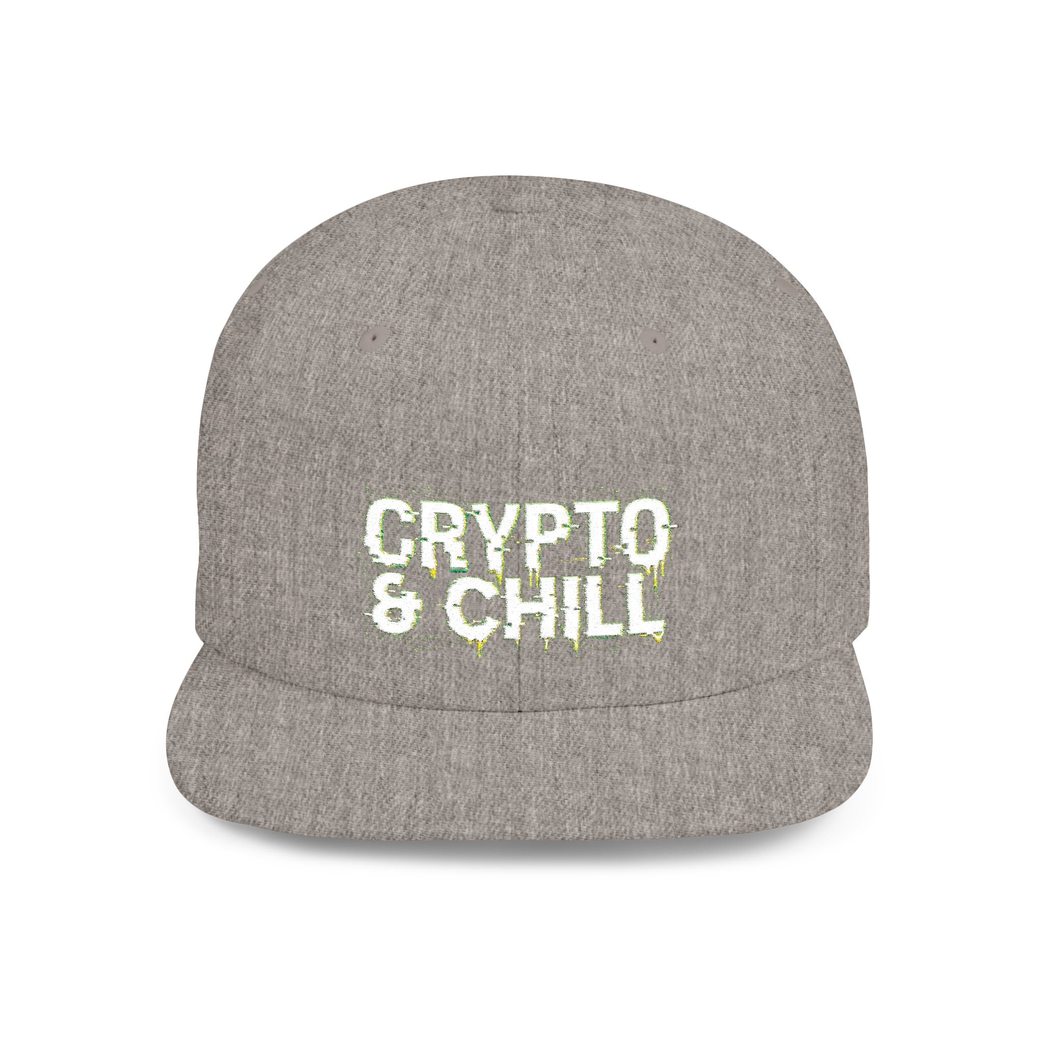 Crypto n Chill · V5 — Flat Bill Snapback