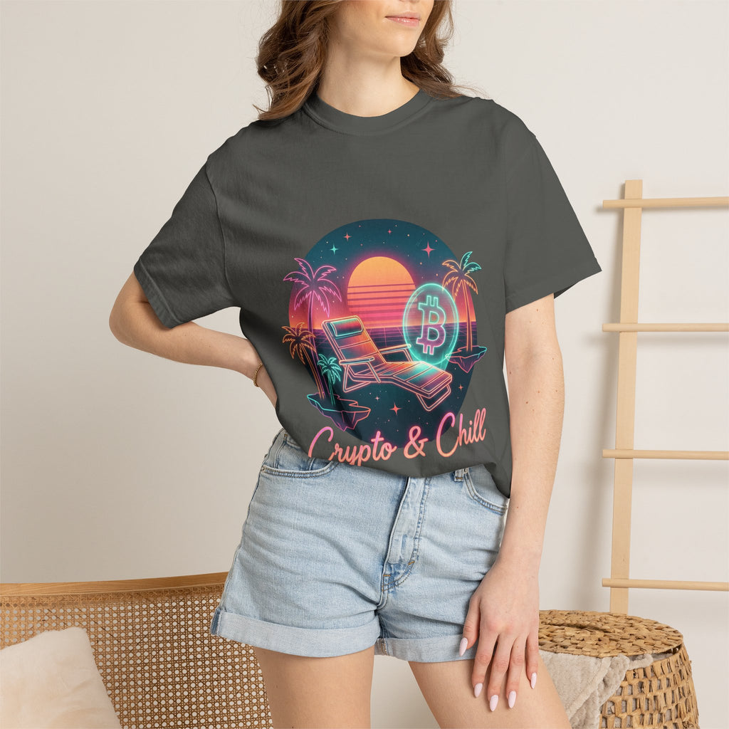 Crypto n Chill · V1 — Garment-Dyed Tee