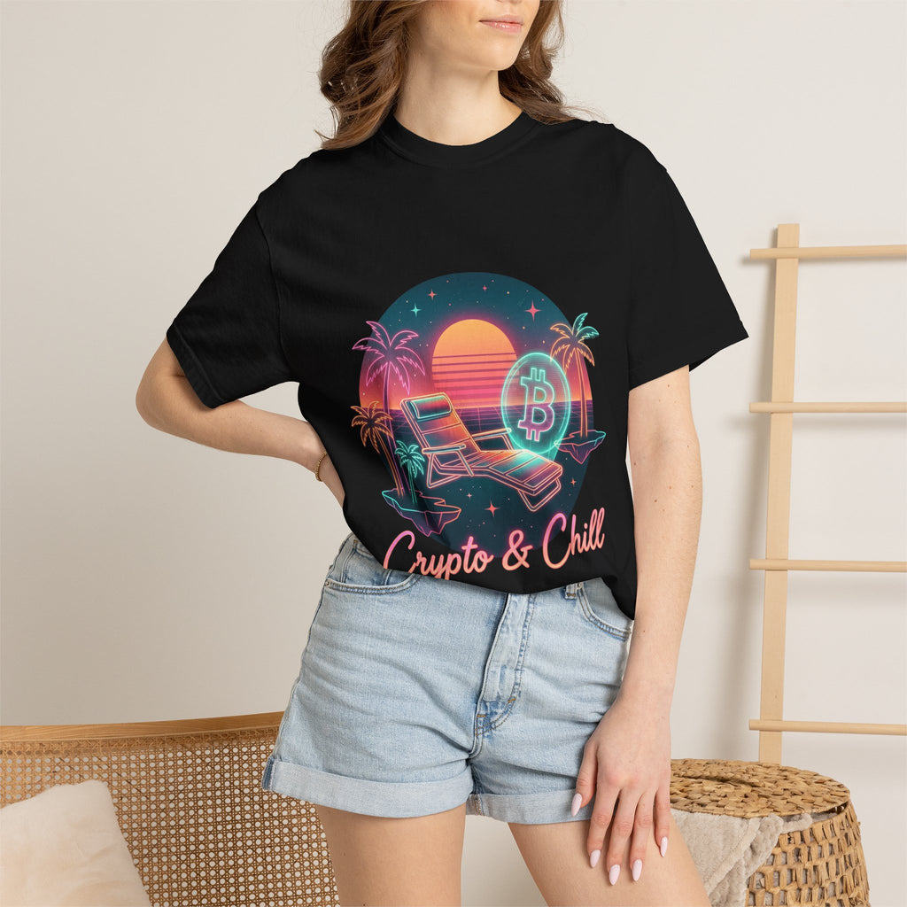 Crypto n Chill · V1 — Garment-Dyed Tee