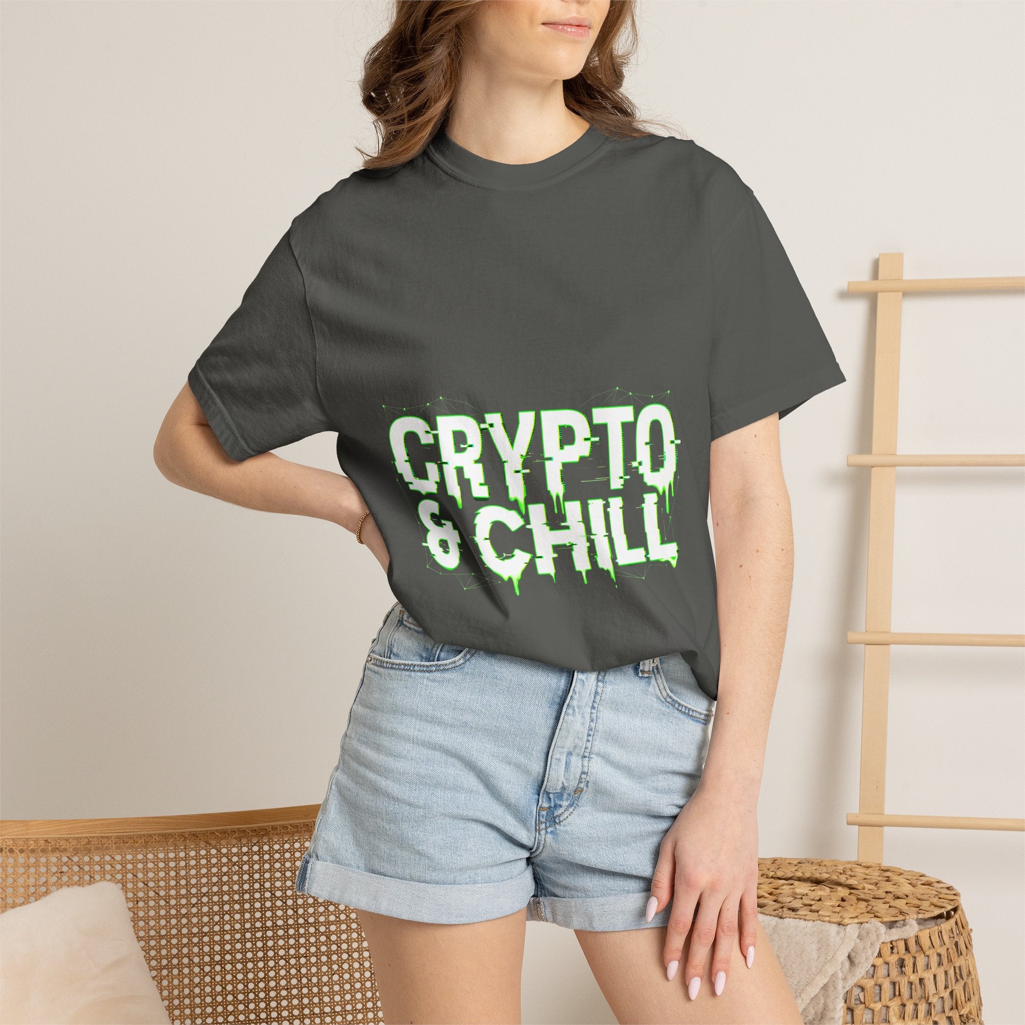 Crypto n Chill · V5 — Garment-Dyed Tee