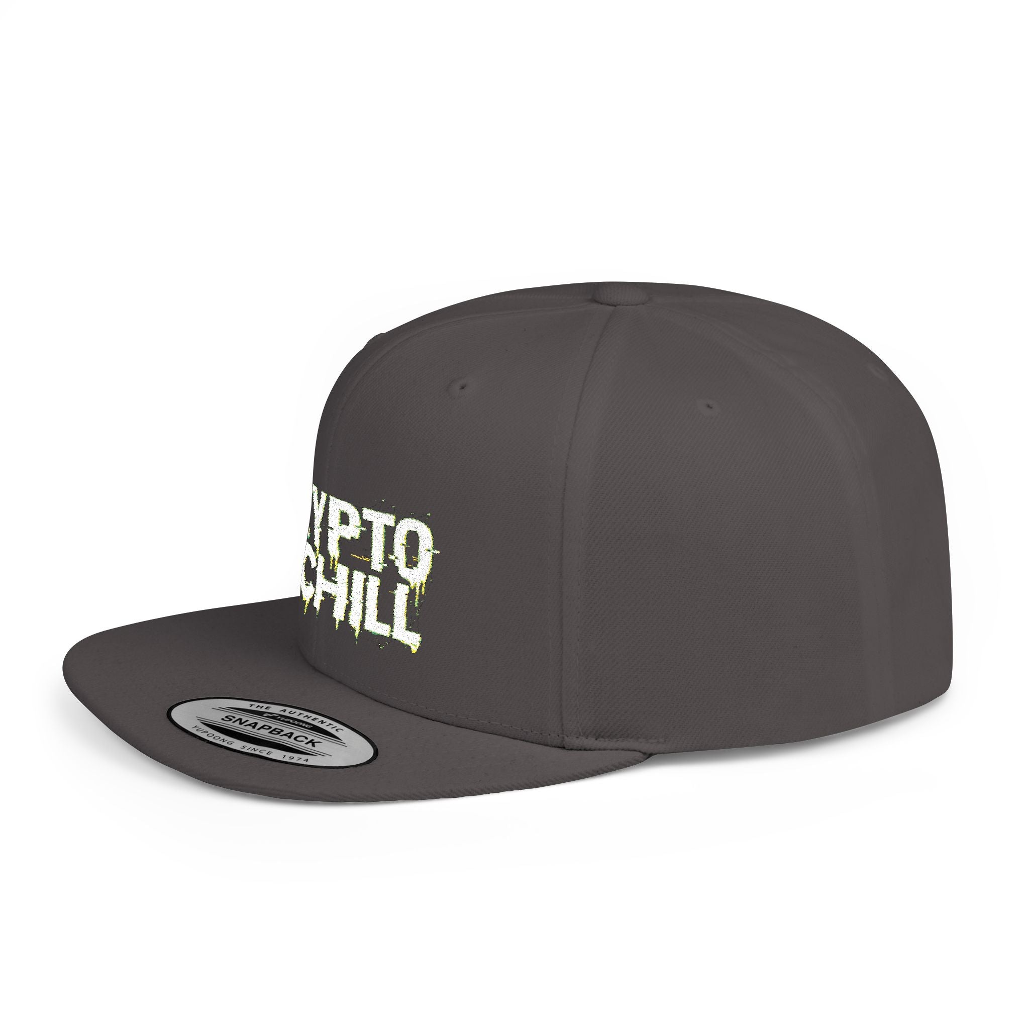 Crypto n Chill · V5 — Flat Bill Snapback