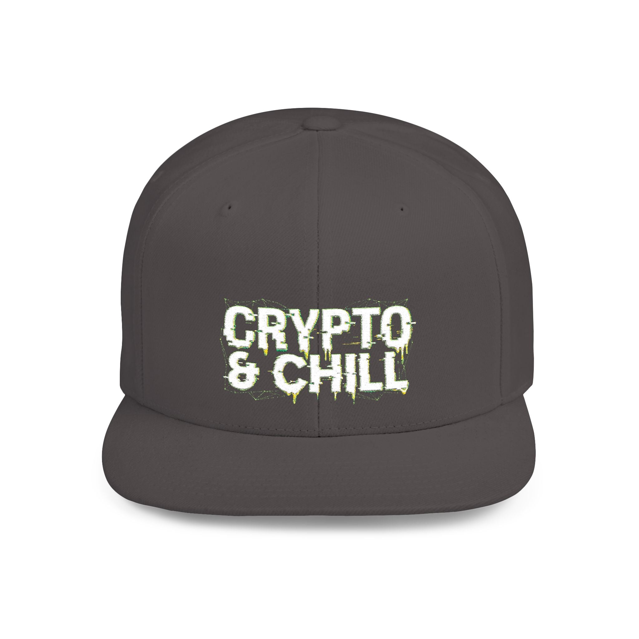 Crypto n Chill · V5 — Flat Bill Snapback